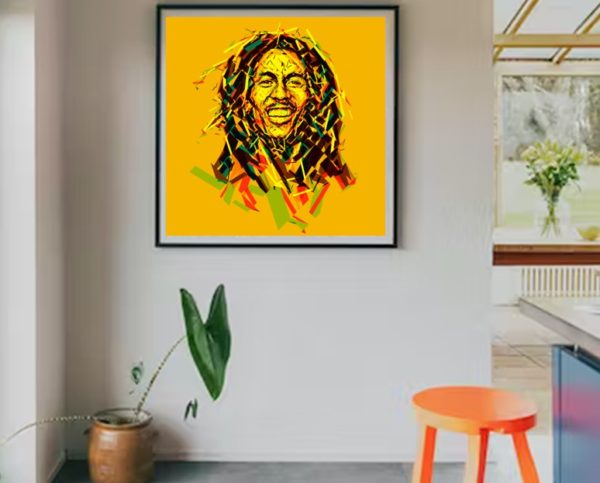 Bob Marley Collage Poster