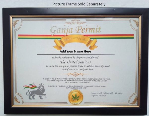 Ganja Permit