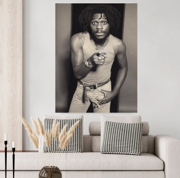 Vintage 1970s Dennis Brown on Canvas