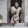 Vintage 1970s Dennis Brown on Canvas