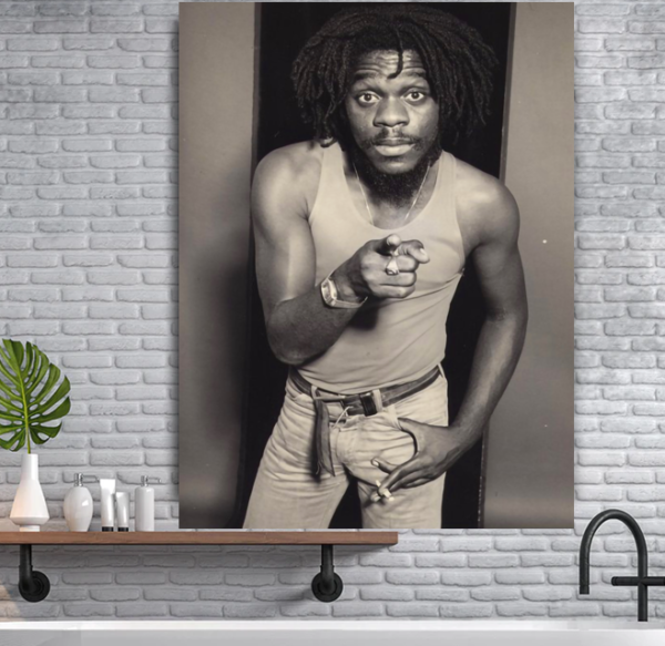 Vintage 1970s Dennis Brown on Canvas