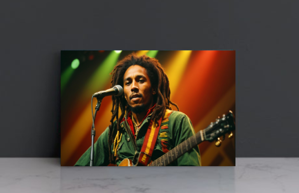 Iconic Bob Marley Poster