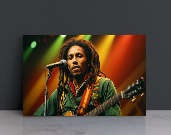 Iconic Bob Marley Poster