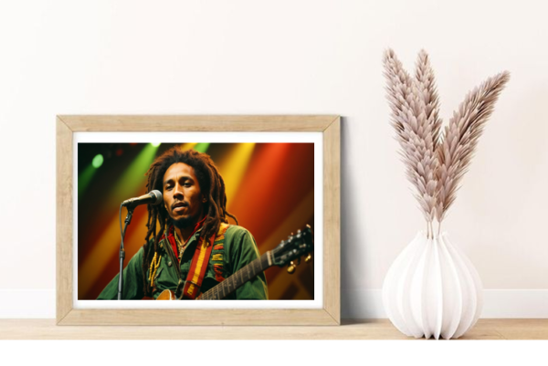 Iconic Bob Marley Poster