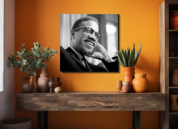 Malcolm X Photo on Canvas