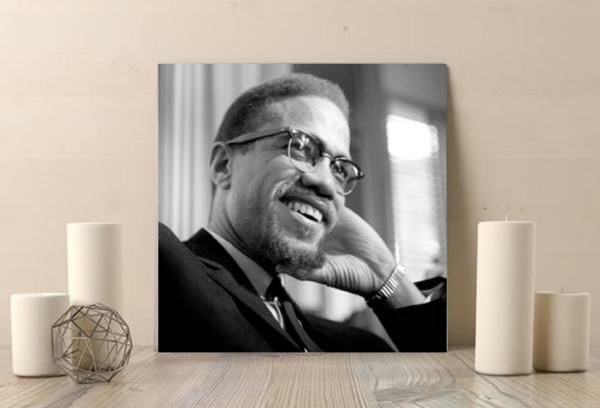 Malcolm X Photo on Canvas