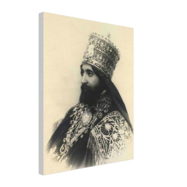 Emperor Haile Selassie I Canvas Print