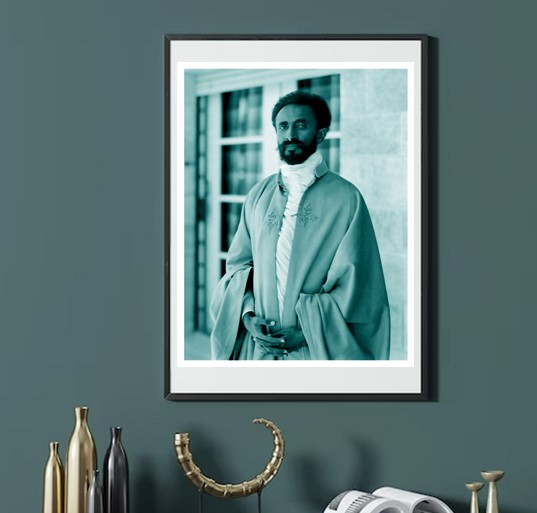 Poster of Emperor Haile Selassie I