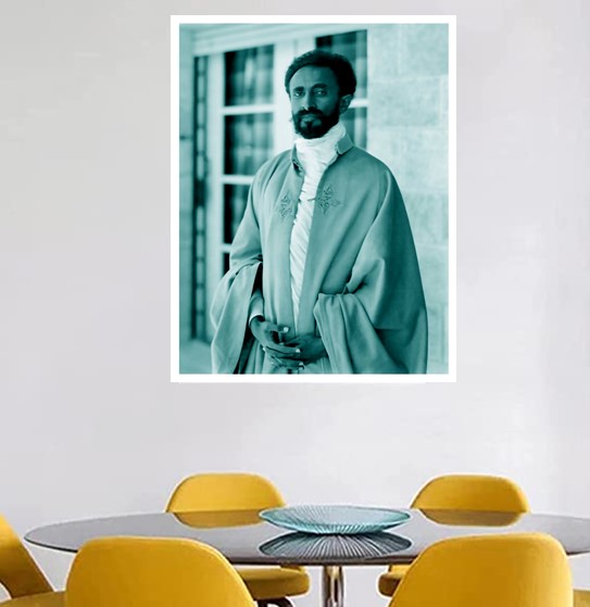 Emperor Haile Selassie I on Canvas