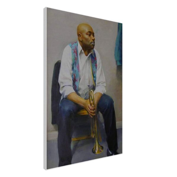 The Jazz Player Canvas Print