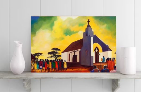 Divine Arrival Canvas Print