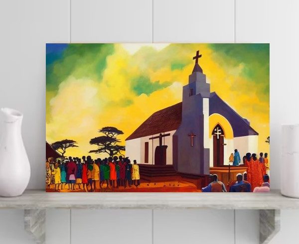 Divine Arrival Canvas Print