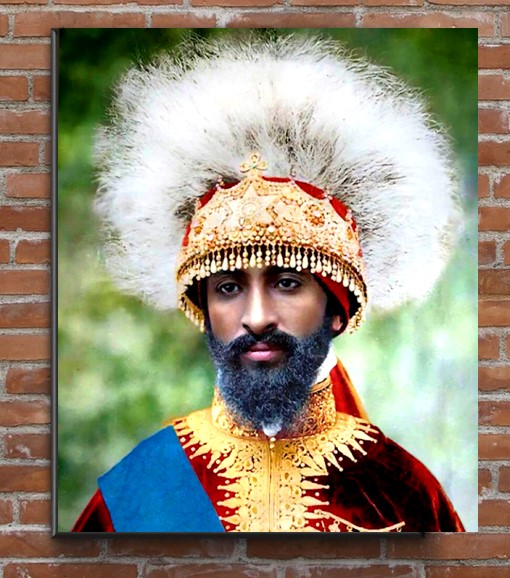 Emperor Haile Selassie Coronation Canvas Print