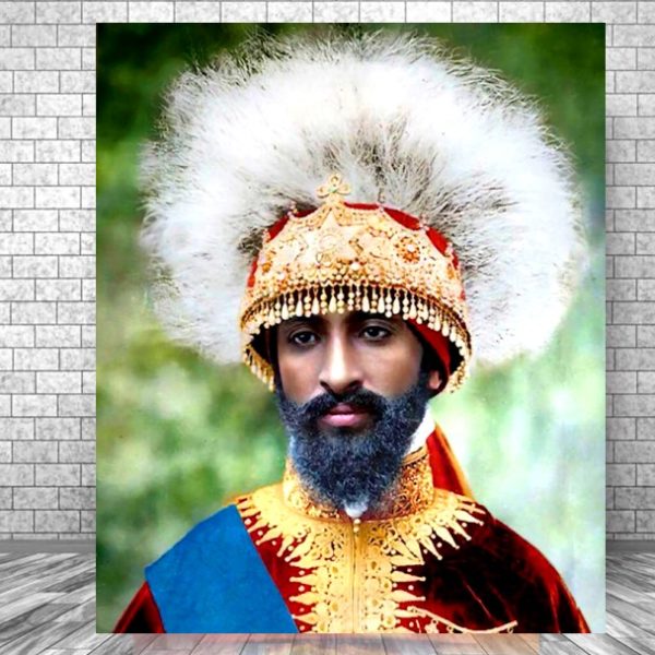 Emperor Haile Selassie Coronation Canvas Print