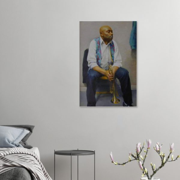 The Jazz Player Canvas Print