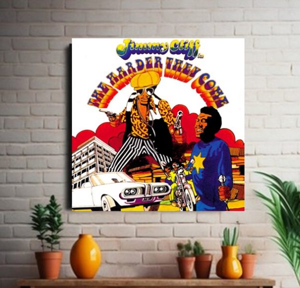The Harder They Come Album Cover on Canvas 3 The Harder They Come