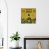 Bob Marley and The Wailers – Exodus (Back Cover) Canvas Print 1